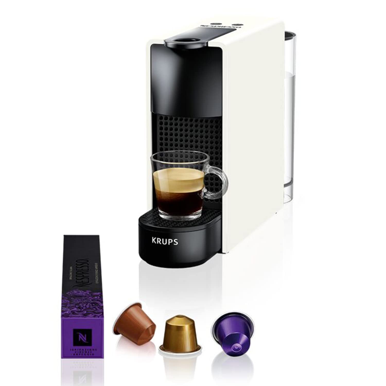 Pravell Essenza Mini Blanche – Cafetière Compacte à Capsules