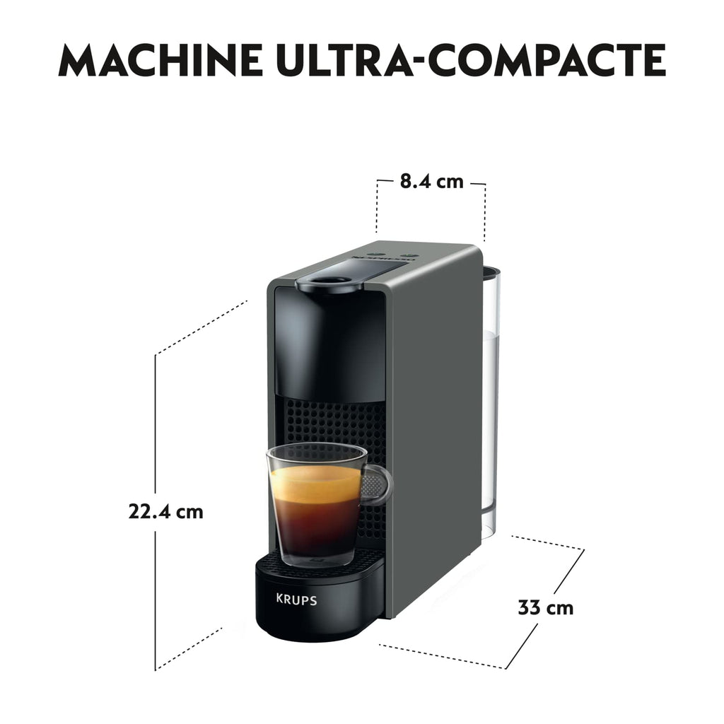 Pravell Essenza Mini Gris – Machine à Café Capsule Ultra-Compacte