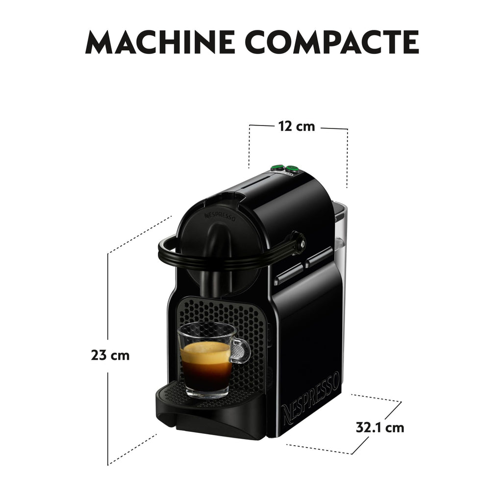 Pravell Inissia Noire – Cafetière Automatique à Capsules Individuelles