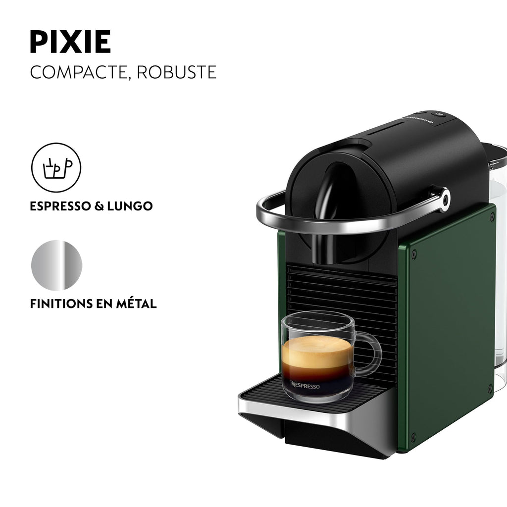 Pravell Pixie Vert – Cafetière à Capsules Compacte et Design