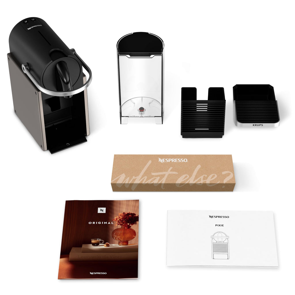 Pravell Pixie Titane – Machine à Café Capsule Métal Design